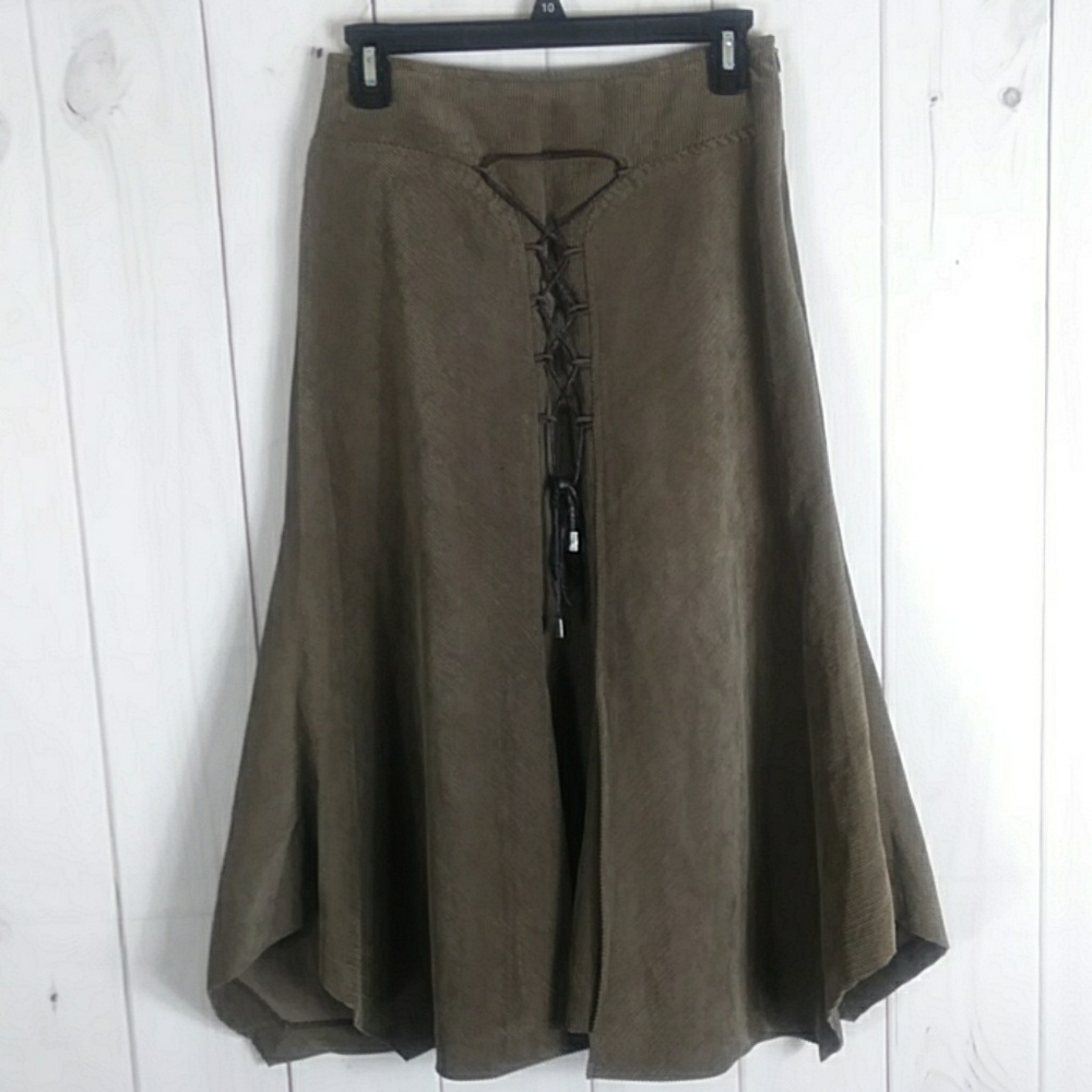 Corduroy modest skirt small
